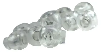 10 Kordelstopper transparent