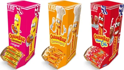 Produktbild von Carambar - caramel- Carambar nougat - Cola