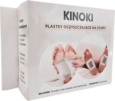 Immagine prodotto di KINOKI Cerotti per piedi disintossicanti - Rimozione delle tossine, 10 pezzi,