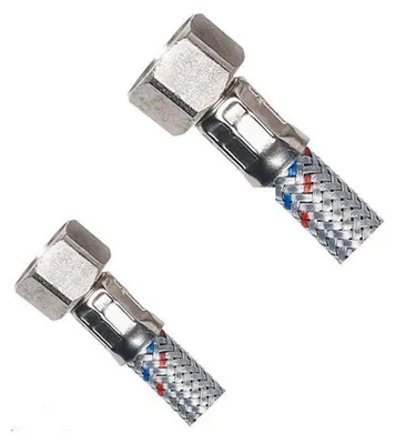 Obrázok produktu pre Flexibilná hadica z nehrdzavejúcej ocele FxF 3/8 "x1/2", 40 cm