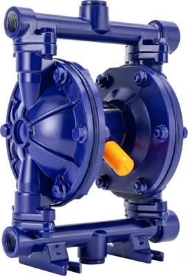 Obrázek produktu pro Vzduchem poháněné dvojité membránové čerpadlo – QBK-15 – 12 GPM – litina – 115 PSI – 1,27 cm vstup/výstup – pro ropné kapaliny