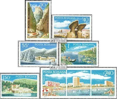 Produktbild von Briefmarken Rumänien 1971 Mi 2921-2926 (kompl.Ausg.) postfrisch Tourismus