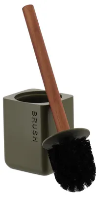 Image de Brosse pour toilettes London - vert - H 38 x L 10 cm - Plastique - Brosse pour toilettes