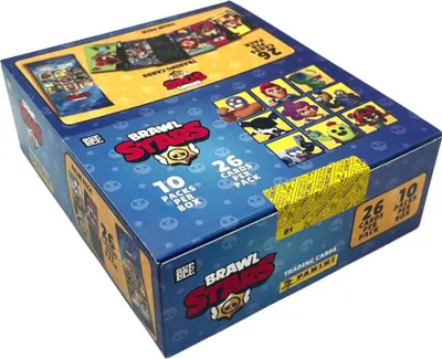 Produktbild von Panini Brawl Stars Trading Cards - Fat Packs Display (10)