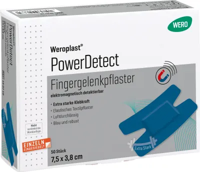 Produktbild von Weroplast PowerDetect Fingergelenkpflaster, 50 Stk/Pkg