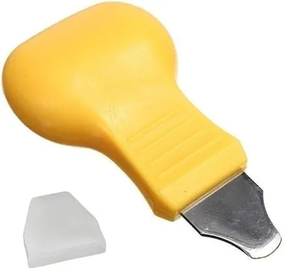 Image de Ouvre-boîtier pour montres - Outil pour montres - Réparation de montres - Conception conviviale - 76x45 mm - Jaune