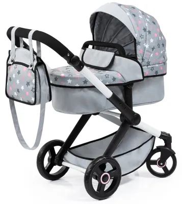 Immagine prodotto di Bayer Design 17007AA Passeggino per bambole Xeo con borsa, grigio