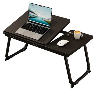 Immagine prodotto di Tavolo pieghevole per laptop con portabicchieri