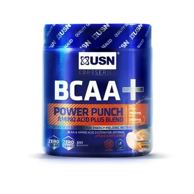 Produktbild von USN BCAA Power Punch (400g) Tangerine - Aminosäuren - BCAA
