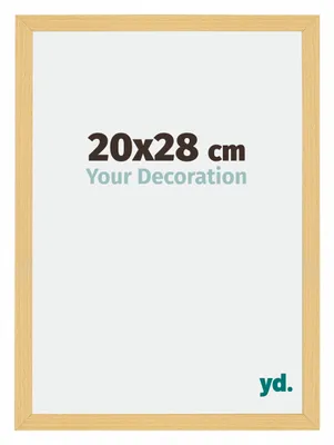 Produktbild von Bilderrahmen, 20x28 cm, Buche Nachbildung, MDF, Mura
