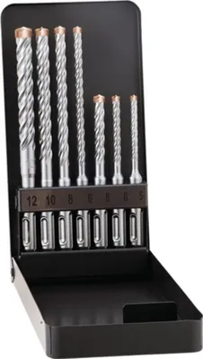 Obrázek produktu pro Alpen SDS-plus Hammerbohrerset FORCE X KM Metallkassette 7-tlg 5,0-12 mm