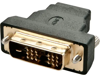 Obrázok produktu pre Lindy 41228, HDMI-A FM, DVI-D M, Čierna