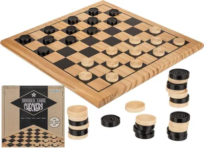 Obrázok produktu pre Dame Holz-Brettspiel - 28,5 cm