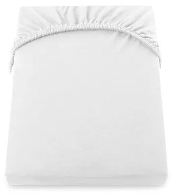 Produktbild von Jersey Spannbettlaken 100% Baumwolle 140 x 200 cm - weiß