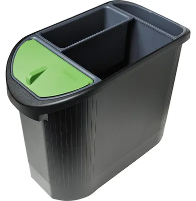 Immagine prodotto di EXACOMPTA 42614D Cestino EXACOMPTA TOPLINE, 26 litri, nero/antracite