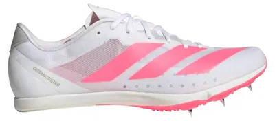 Image de Chaussures de course ADIDAS DISTANCESTAR, couleur blanc/orange néon, taille 42