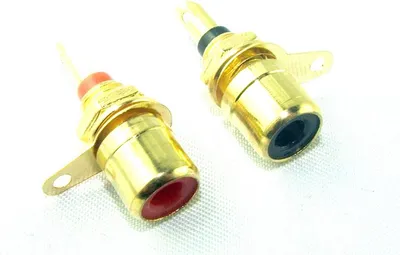 Immagine prodotto di Presa RCA, 2 pezzi per alloggiamento T2