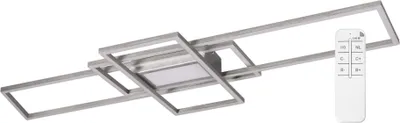 Produktbild von Rabalux 6869 Deckenleuchte Thabita, 54W, 4200lm, silber-weiß, dimmbar, 105cm