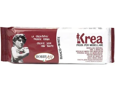 Obrázok produktu pre KREA modelovacia hmota 1000g samotuhnúca biela