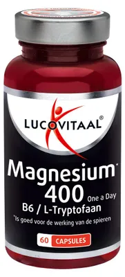 Productafbeelding van Lucovitaal Magnesium 400 Met Vitamine B6 & L-Tryptofaan