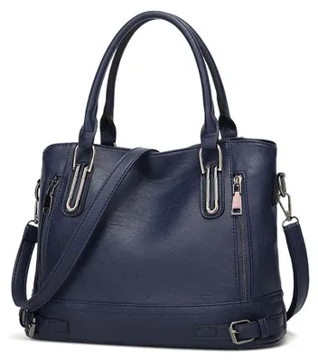 Produktbild von Damenhandtasche aus Leder, Henkeltasche, Vintage-Stil, weiche Umhängetasche, Schultertasche für Damen