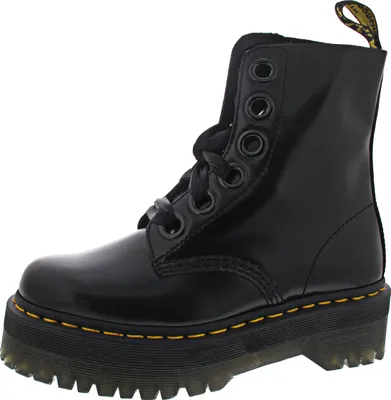 Produktbild von Dr. Martens Molly Platform Schnürstiefel Schwarz