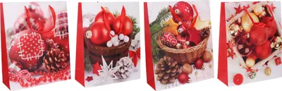 Produktbild von Geschenktüte M 26x32x10 cm Weihnachten