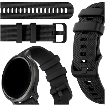 Zdjęcie produktu dla Pasek ChronSmarta do smartwatch'a Samsung Galaxy Watch 4 5 6 7 Classic Pro (Czarny)