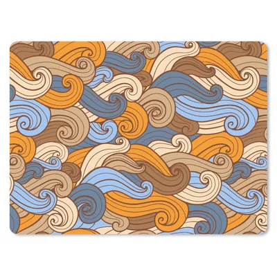 Produktbild von MuchoWow® Mauspad Mousepad Vintage - Japanisch - Muster 23x19 cm - Mousepads - Maus Mat - Pad - Mausunterlage - Schreibtischunterlage - Mauspad