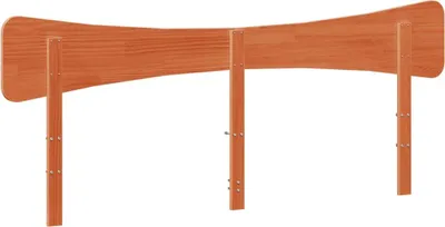 Produktbild von vidaXL Kopfteil Wachsbraun 200 cm Massivholz Kiefer