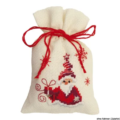 Produktbild von Vervaco Kräutertütchen "Nikolaus mit Geschenk", Zählmuster