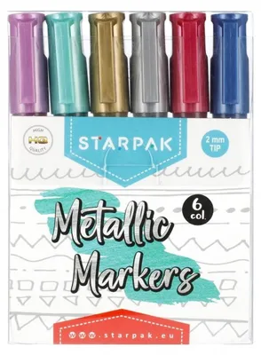 Produktbild von Markery metaliczne 6 kolorów
