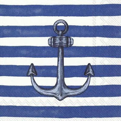 Produktbild von 20 Servietten Anker Maritim 33x33