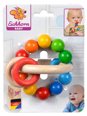 Zdjęcie produktu dla Eichhorn 100017040, Chłopak, dziewczyna, 3 mies., Drewno, Wielobarwny