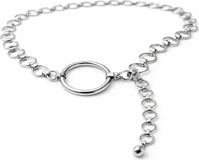 Produktbild von Kettengürtel Circle mit kreisrunden Elementen, silber von collezione alessandro
