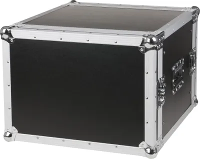 Produktbild von Rack-Case 8HE mit Doppeltür, 550 mm Einbautiefe, 570 mm Gesamttiefe