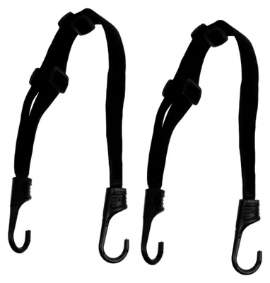 Produktbild von 2 Stück Elastische Gummiseile für Helme 60 110cm zur Gepäckbefestigung für Motorrad und Fahrrad