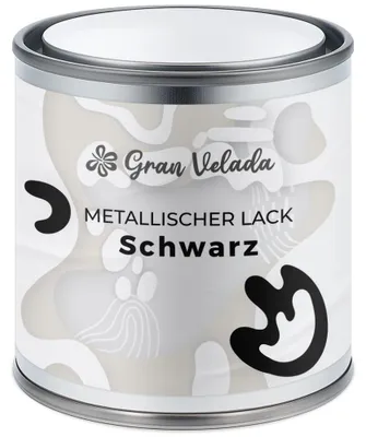 Produktbild von Gran Velada - Kerzenlack Metallic Schwarz zum Bemalen 250 ml