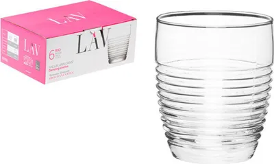 Produktbild von Lav Rio Gläser Set 6-teilig, 345 ml, 10 cm hoch, Ø 8,5 cm, bruchsicher