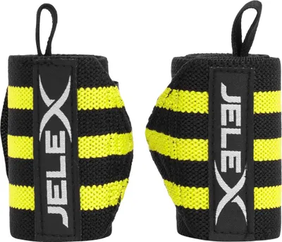 Produktbild von Einheitsgröße JLX-45|JELEX Strong Fitness Handgelenkbandagen schwarz-gelb