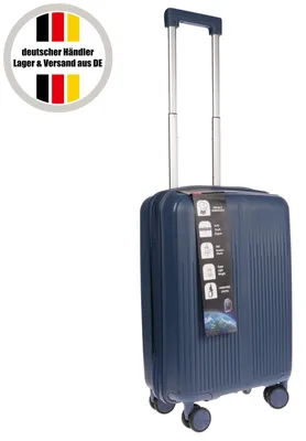 Produktbild von Kleiner Herren Koffer Handgepäck Bordgepäck Reisekoffer 34x56x22 cm IATA Standard passend für Wizzair Ryanair