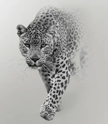 Produktbild von Vlies Fototapete Tiger Leopard (312x219cm - 3 Bahnen) grau Tiere Jaguar Wohnzimmer Schlafzimmer Wandtapete Modern Tapete Latexdruck UV-Beständig Geruchsfrei Hohe Auflösung Montagefertig
