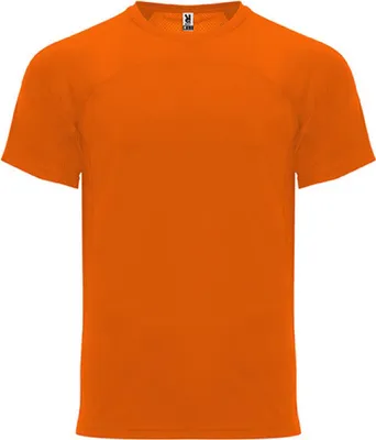 Produktbild von Roly CA6401 | Herren Monaco T-Shirt, schnelltrocknend, atmungsaktiv - Farbe: Fluor Orange 223 - Größe: XL