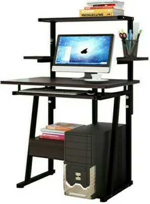 Produktbild von Computertisch Bürotisch Arbeitstisch Tisch office desk regal shelf ablage