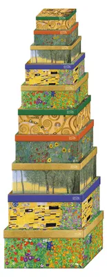 Productafbeelding van Geschenkdozen Gustav Klimt, set van 10.