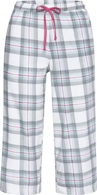 Produktbild von Vivance Dreams Caprihose graublau-weiß-kariert Größe 32/34