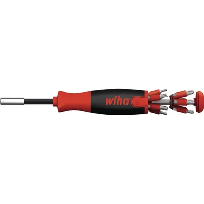 Zdjęcie produktu dla Wiha LiftUp 25 - Schraubendreher mit Bit-Satz - 12 Stücke - 6,35 mm (38601)