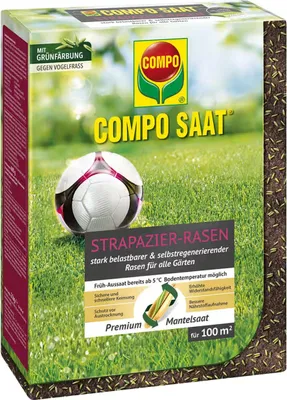 Produktbild von COMPO SAAT® Strapazier-Rasen für 100 m² - 2 kg