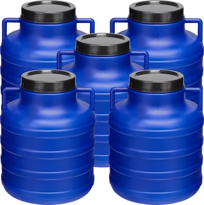 Produktbild von Set 5 Liter Futtertonne BPA-frei Universalfass Fass Regentonne GD-0125