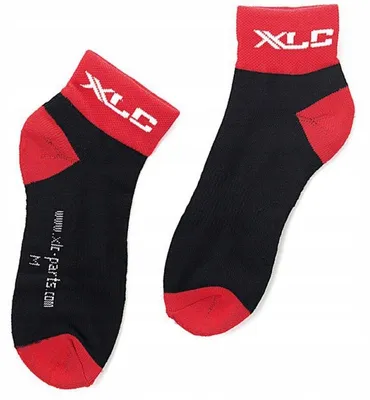 Produktbild von XLC Bikersocke CS-C01 Gr. S 36-40, sz/rot